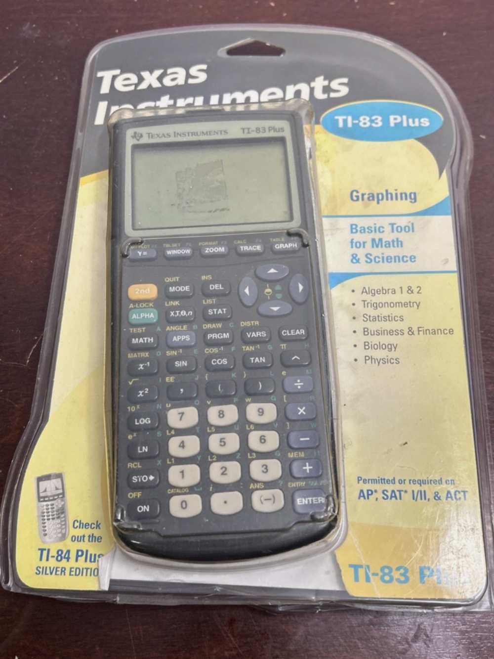 Texas Instruments TI-83 Plus Programmable Graphing Calculator (Packaging and ...